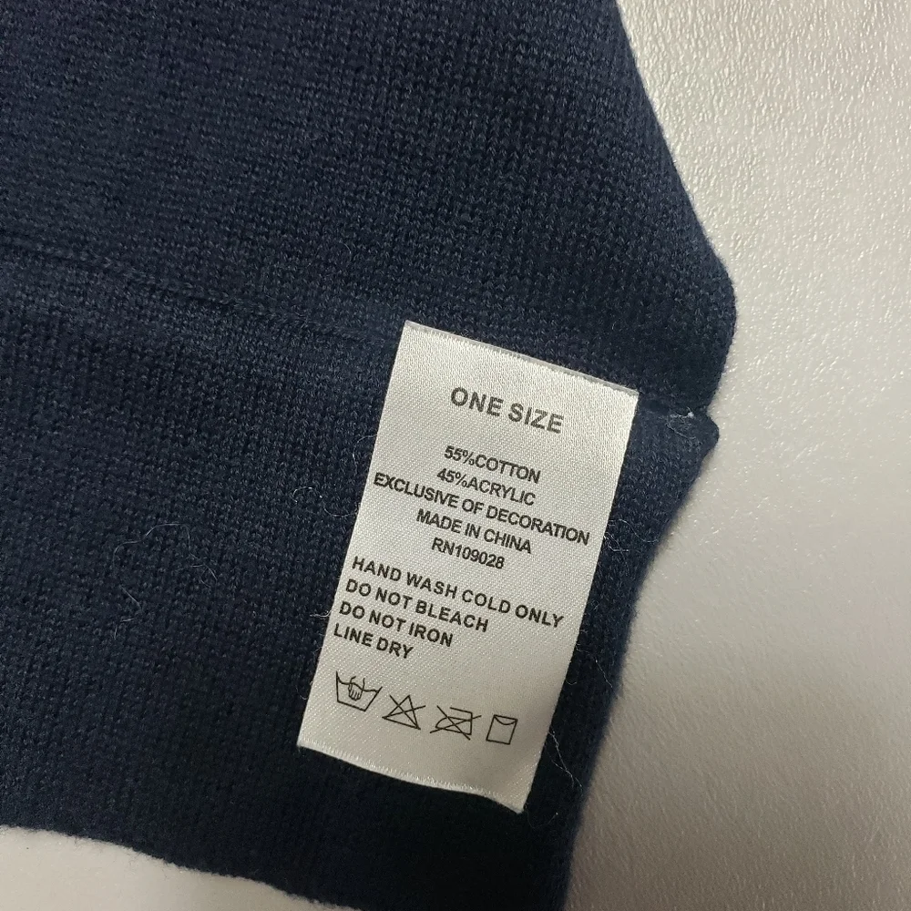 mens unbranded navy blue scarf